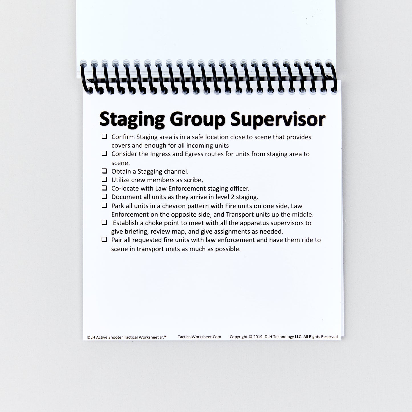 IDLH Tactical Worksheet Active Threat