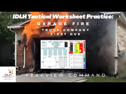 IDLH Tactical Worksheet Digital
